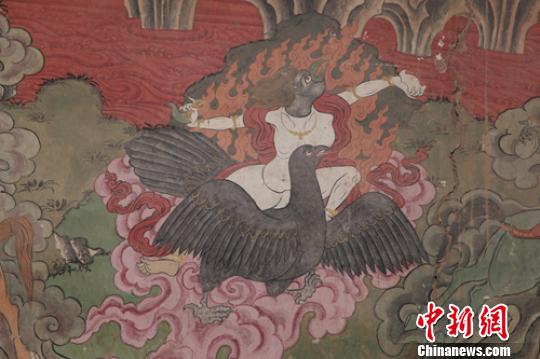 打莫寺胜乐殿II壁壁画，18世纪。罗文华提供